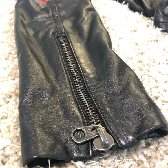 Mackage leather jacket for Aritzia. SIZE：XS